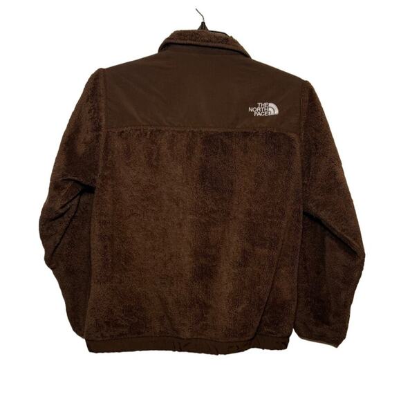 The North Face Osito Fleece Girls Brown Jacket, Size Medium - Picture 3 of 9